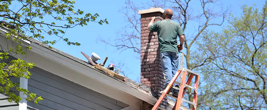 Vinyl and PVC Chimney Flashing Installation in Wantagh, NY