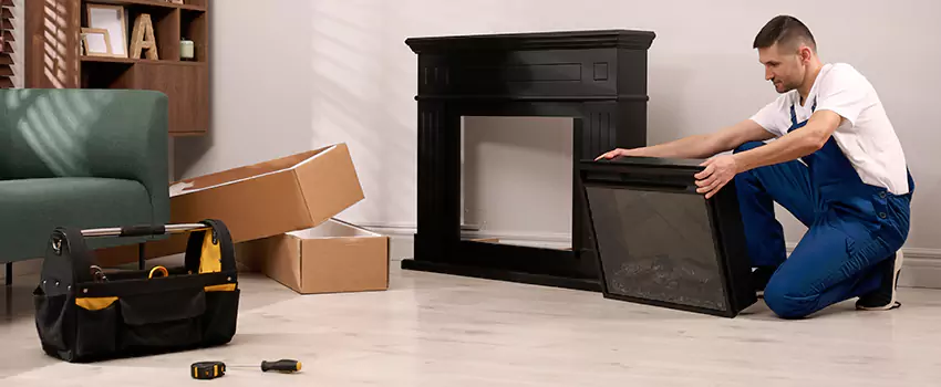 Old Rusted Metal Fireplace Repair And Replacement in Wantagh, NY